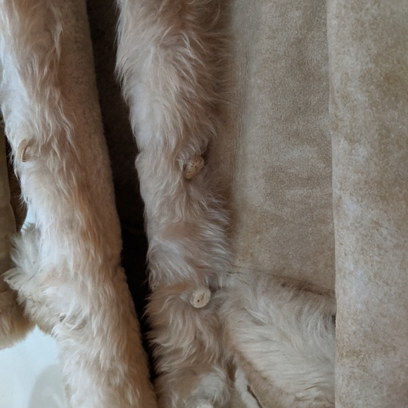 Vintage Overland Sheepskin calf length coat - Picture 3 of 5